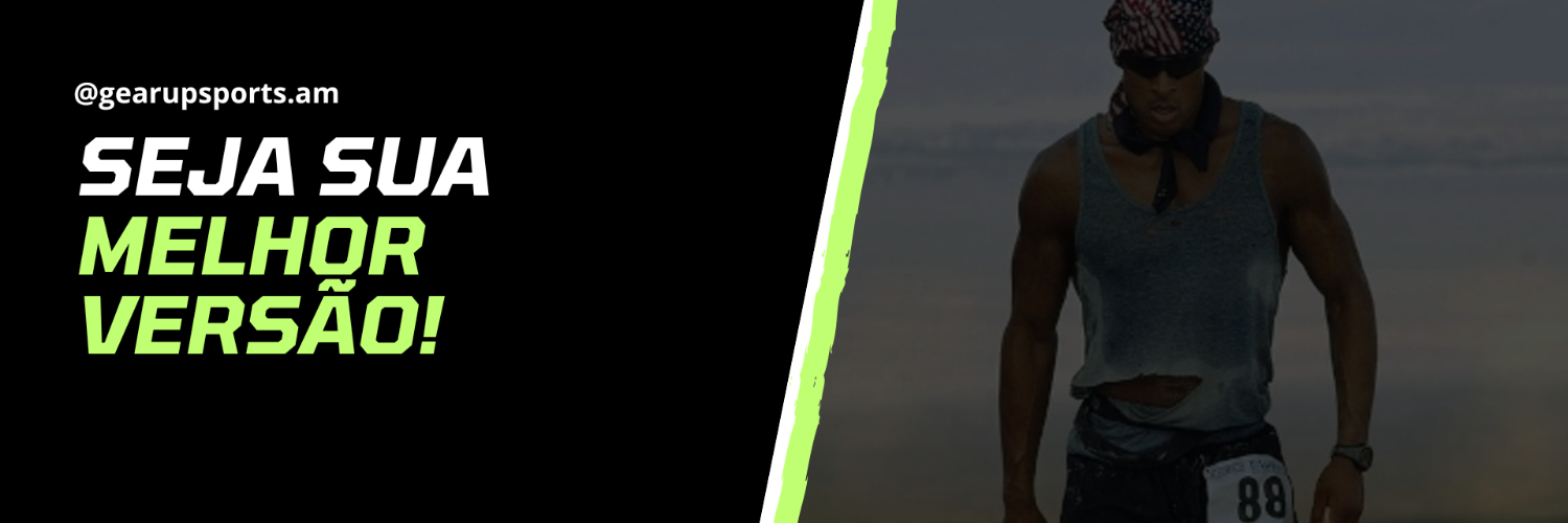 Banner GearUP Sports: Seja sua melhor versão
